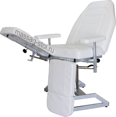 "Комфорт Универсал" педикюрное кресло на гидроподъемнике, белый
