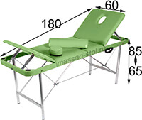 Фото "Комфорт Эталон 180Р/65-85" массажный стол с регулировкой высоты 4 секции, 10 700 руб.