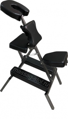 "Практик Тату" складной стул для работы со спиной, черный